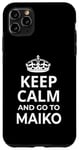 Coque pour iPhone 11 Pro Max Souvenirs de Maiko / « Keep Calm And Go To Maiko Ski Resort ! »