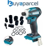 Makita DTD172Z 18v LXT Brushless Cordless 4 Stage Impact Driver Bare +9pc Socket