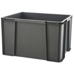 SUNDIS Bac boîte de rangement Masterbox 45L 50x38.5x30.5 cm anthracite