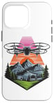 Coque pour iPhone 16 Pro Max Drone Pilot RC Quadcopter Drone Racer