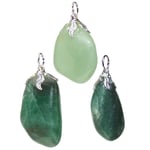 Gemstone Pendant Green Aventurine 3 Stk.