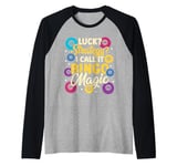 Bingo | Game Night | Luck Strategy I Call It Bingo Magic Raglan Baseball Tee