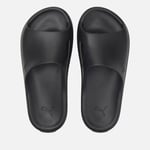 Puma's Shibui Cat Slide Sandals - Puma Black/Puma Black - UK 5