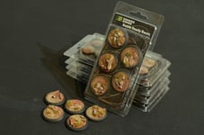 Badlands Bases RoundLip 40mm (x5) - Battlefield Ready - Gamers Grass