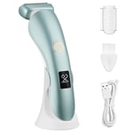 LOPHE Rasoir Électrique Femme,USB Rechargeable Sans Fil Portable Sans Douleur Rasoir Électrique IPX6 Étanche,Wet&Dry Tondeuse Bikini Femme pour Visage,Bras,Jambes,Aisselles