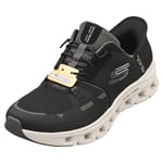 Skechers Slip-ins Glide Step Pro Vegan Womens Trainers in Black Charcoal - 6 UK