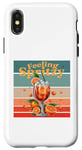 Coque pour iPhone X/XS Spritz Orange Glaçons Bulles Frais Rafraîchissant Summerlove