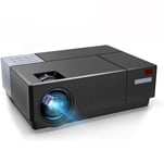 Projecteur Vidéo Full HD 1080P Vidéoprojecteur LED 4000 Lumens 16: 9 HDMI Noir YONIS