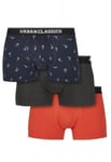 Urban Classics Boxershorts med papegoja (XL,neon stripe aop+boxer blue+wht)