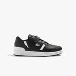 Lacoste Sneakers T-Clip Velcro homme en cuir Taille 47 Noir/blanc