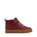 Clarks Nova Hike K Bottine Chukka, Cuir Bordeaux, 31 EU