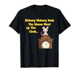 Hickory Dickory Dock Clock Mouse Nursery Rhyme for Kids Boys T-Shirt