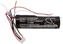 Kompatibelt med Garmin StreetPilot C530, 3.7V, 3000 mAh