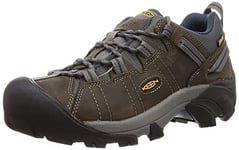 KEEN Homme Targhee 2 Waterproof Chaussure de randonnée, Gargoyle/Midnight Navy, 41 EU