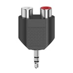 HAMA Adapter Audio 2x RCA Socket to 3.5 Jack