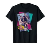 Saved By The Bell Cast Photo w Triangles T-Shirt