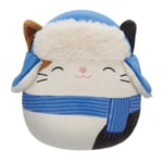 Squishmallows CAM the Cat (with Trapper Hat) 8-inch Christmas Plush