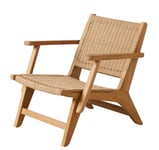 Cinas Eya loungestol Teak/natur 