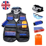 Children Tactical Vest Kit for Nerf Guns N-Strike Elite Series Outdoor Game Toys