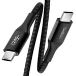 Belkin USB cable C 240W BoostCharge Nylon Braided 1m, Black