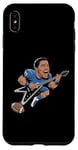 Coque pour iPhone XS Max Sunday Football Jeu de guitare Rock Roll pour adultes et enfants