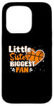 Coque pour iPhone 15 Pro Funny Little Sister - Grande fan de basket-ball pour filles