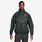 Liverpool Vindjacka Anorak - Grön/Silver - Nike, storlek Small