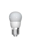 LED-lampa GE E27 2,5W (25W) opalvit Klot ej dimbar