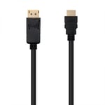 Cable conversor DP a HDMI negro, 5m