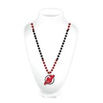 Rico Industries NHL New Jersey Devils Team Logo Mardi Gras Style Beads, 3 x 24-