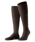 FALKE Men's Bristol Pure M KH Wool Long Plain 1 Pair Knee-High Socks, Brown (Brown 5930), 5.5-6.5