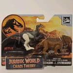 Jurassic World Guanlong Vs Lystrosaurus Chaos Theory Epic Evolution Danger Pack