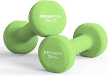 PROIRON Neoprene Dumbbell Weights Pair for Women 1kg 1.5kg 2kg 3kg 4kg 5kg 8kg x