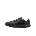 Nike Jr. Tiempo Legend 10 Academy Sneaker, Black Black Deep Jungle, 1 UK