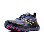 Brooks Femme Cascadia 18 GTX Sneaker, Grey Blue Black Pink, 40 EU