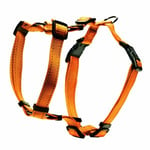 Hundsele Dogman H-sele Iris Ställbar Orange - ORANGE, 15 MM