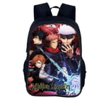 Jujutsu Kaisen Anime Skolryggsäck Casual Daypack Ryggsäck Cool bokväska -