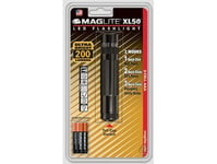 Maglite Xl50-S3016, Pannbandsficklampa, Svart, Knappar, 1 M, Ipx4, Led