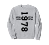 Year Of Birth 1978 Birthday Design Vintage Born In 1978 Sweatshirt