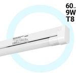 Barcelona Led - Kit réglette + tube led T8 - 9W - 60cm - Blanc Froid