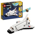 LEGO Creator 3-en-1 31134 La Navette Spatiale, Jouet Figurine Astronaute avec...