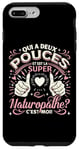 Coque pour iPhone 7 Plus/8 Plus Une Super Naturopathe Cadeau Naturopathe Naturopathie Femme