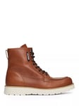 Tommy Hilfiger American Leather Lace-Up Boots, Winter Cognac