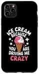 iPhone 11 Pro Max Ice Cream Because You Are Driving Me Crazy Case