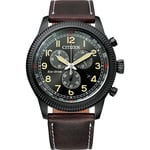 Citizen Mens Men Watch AT2465-18E - Brown material_Leather - One Size