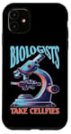 Coque pour iPhone 11 Biologists Take Cellfies Humour de laboratoire scientifique