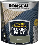 Ronseal Ultimate Protection Decking Paint Garden Waterproof Smooth 2.5L - Willow