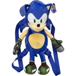 Sonic Prime - Peluche Sac à Dos 30 Cm #1 - Personnages de Dessins Animés et Jeux Vidéos - Dès 8 ans