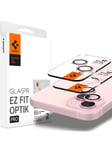 Spigen Glass tR EZ Fit Optik Pro 2 Pack - pink - iPhone 15/15 Plus/14/14 Plus