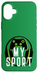 Coque pour iPhone 16 Plus Jeu compétitif Esport My Sport